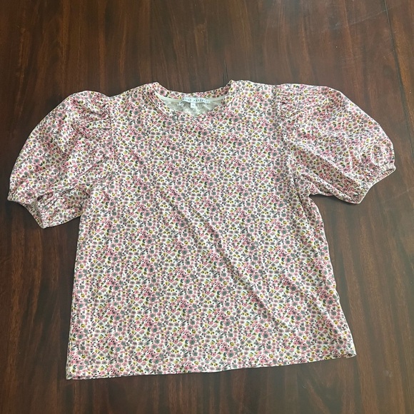 English Factory Puff Sleeve Blouse Boxy Fit - Small - Picture 2 of 6